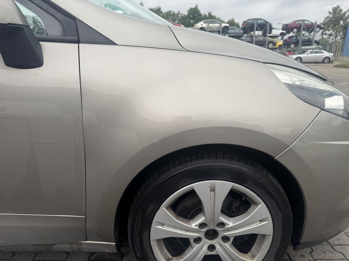 Renault Scenic 3 original Kotfl&uuml;gel vorne rechts DQ44 Bleu Odyssee Metallic Bj.2009